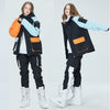 Combinaisons de ski Arctic Queen Divided Sky Colorblock pour femmes
