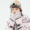 Gants de neige d'hiver colorés pour femmes et unisexes Vector