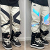 Pantalon de neige réfléchissant à rayures en X pour femme John Snow