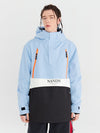 Veste anorak de snowboard Nandn Happy Holidays pour homme