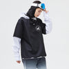 Sweat à capuche imperméable Northfeel Moonlight pour femme, réfléchissant noir et blanc, idéal pour la neige