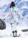 Combinaisons de ski pour filles à motif Arctic Queen et bandes réfléchissantes
