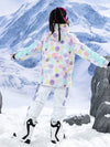 Combinaisons de ski pour filles à motif Arctic Queen et bandes réfléchissantes