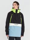 Veste anorak de snowboard Nandn Happy Holidays pour homme