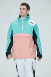 Anorak de neige Arctic Queen Mountain Star Color Block pour homme