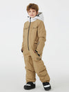Combinaisons de ski imperméables une pièce unisexes pour enfants, style explorateur de montagne