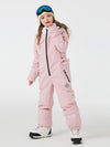 Combinaisons de ski imperméables une pièce unisexes pour enfants, style explorateur de montagne