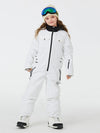 Combinaisons de ski imperméables une pièce unisexes pour enfants, style explorateur de montagne