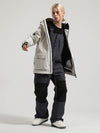 Ensemble veste de neige cargo et salopette Gsou Snow Winter Ranger pour femme