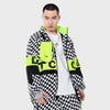 Veste de ski à carreaux style streetwear pour femme Snowverb