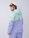 Veste de snowboard anorak Snowverb Alpine Ranger Colorblock pour homme