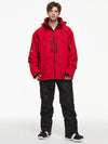 Combinaisons de ski thermiques coupe-vent pour hommes, avec salopette, idéales pour la montagne hors-piste.