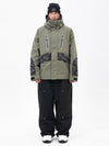 Ensemble de ski Chillform pour homme, camouflage réfléchissant – Veste Glow Trail et pantalon de ski ample