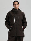 Veste de ski cargo fonctionnelle et résistante Gsou Snow pour femme, idéale pour la montagne et l'hiver.
