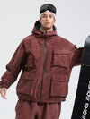 Veste de snowboard ample et oversize en polaire Gsou Snow Alpine Cruiser pour homme