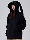 Sweat à capuche en polaire Dook Snow Iconic Rabbit pour femme