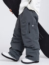 Pantalon de ski ample Prime Mountain pour homme avec deux poches cargo latérales