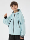 Veste de ski imperméable thermique à capuche oreilles de lapin pour garçon