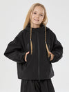 Veste de ski imperméable thermique à capuche oreilles de lapin pour filles