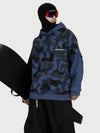 Sweat à capuche de ski freestyle Park Rider pour homme – Modèle 2 en 1 à plusieurs couches avec manches contrastées