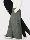 Pantalon de ski ample UrbanCraft Workwear pour homme, avec conception offrant une mobilité accrue des genoux.