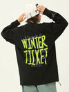 T-shirt ample à manches longues pour homme, style freestyle, terrain park