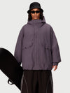 Veste de ski utilitaire réfléchissante UrbanCraft pour homme – Coupe streetwear