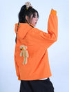Sweat à capuche oversize en polaire douce Renchill BearHug pour femme