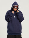 Sweat à capuche ample pour homme, style freestyle, pour terrain de ski