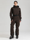 Combinaison intégrale de ski Gsou Snow Alpine Luxe Slim Fit pour femme
