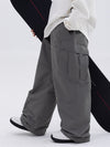 Pantalon de ski ample de style freestyle à double genou pour homme