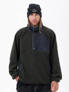Pull en polaire chaude style sherpa pour homme, idéal pour la montagne