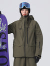 Veste de ski utilitaire Searipe unisexe toutes saisons pour femme et femme