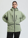 Veste de ski cargo multifonctionnelle Gsou Snow pour femme, résistante et performante.