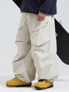 Pantalon de ski ample Gsou Snow Urban Slope KneeFlex pour homme, avec poches cargo.