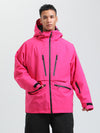 Veste de ski cargo multifonctionnelle Gsou Snow pour homme, résistante et durable.