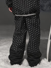 Pantalon de ski freestyle à pois et étoiles pour femme
