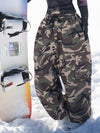 Pantalon de snowboard Rabbit Snow Freestyle Prime Baggy Camo pour femme