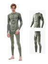 Ensemble de sous-vêtements thermiques performants pour sports d'hiver Nandn pour hommes