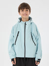 Veste de ski imperméable thermique à capuche oreilles de lapin pour garçon