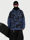 Sweat à capuche de ski freestyle Park Rider pour homme – Modèle 2 en 1 à plusieurs couches avec manches contrastées