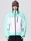 Veste de ski ample Searipe rétro à blocs de couleur pour femme
