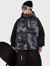 Veste de ski freestyle multifonctionnelle et résistante pour femme, style urbain.