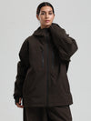 Veste de ski Gsou Snow pour femme, résistante, isolée et coupe-vent, type Mountain Pro.