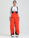 Salopette de ski cargo multifonctionnelle Gsou Snow pour femme, résistante et performante.