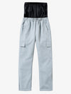 Pantalon de neige imperméable unisexe pour enfant, style explorateur de montagne