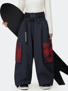 Pantalon de snowboard cargo ample et freestyle Hyper Flux Urban Graffiti pour femme - Park Rider