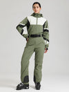 Combinaison de ski rétro classique Gsou Snow ChillTrack pour femme - Tenues de ski vintage années 80