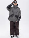 Ensemble de ski Chillform pour femme, camouflage réfléchissant – Veste Glow Trail et pantalon de ski ample