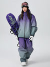 Combinaison de ski tout-terrain isolée Searipe Alpine Horizon Fade pour femme